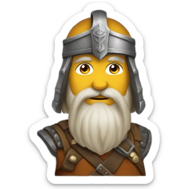 Gimli le nain sticker