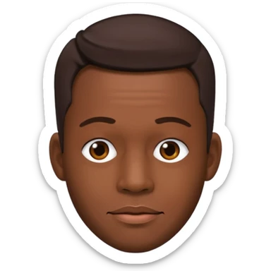 Bobby Brown (b.1969) with dark brown hair sticker