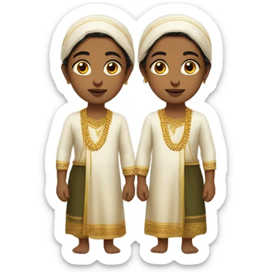 bengali twins  sticker