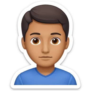 blue dress man sticker