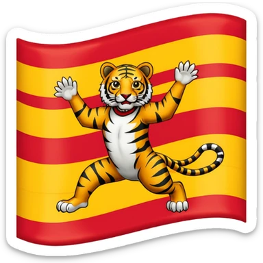 Tamil eelam libration tigers flag sticker