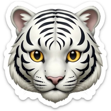 tigre balnc sticker