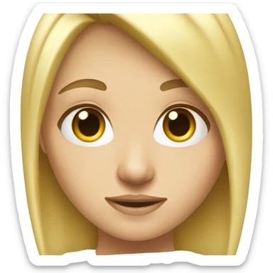 Blonde girl pc gamer sticker