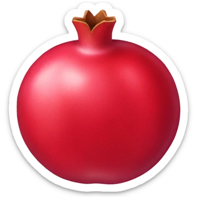 pomegranate emoji sticker