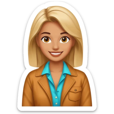 fashion designer woman gen z sticker