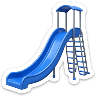 Small playground slide sticker