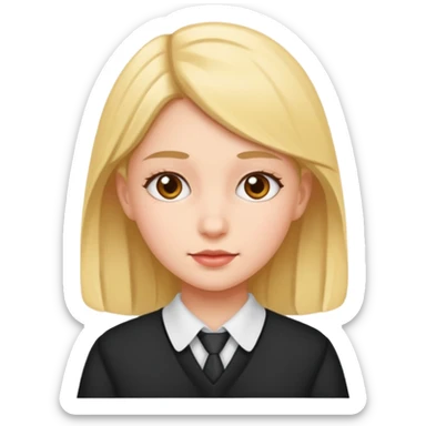 учениця дівчинка sticker