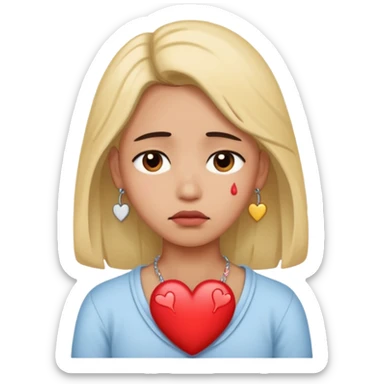  love smiley grieving sticker