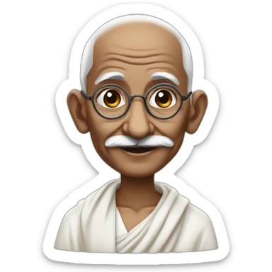 Mahatma Gandhi sticker