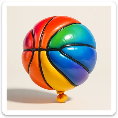 basket ball sticker