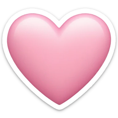 corazón rosa pastel sticker