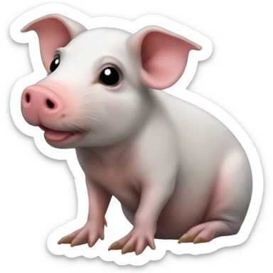 Skinny pig sticker