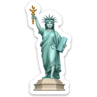 statue of freedom sticker