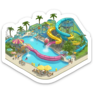 water park sticker