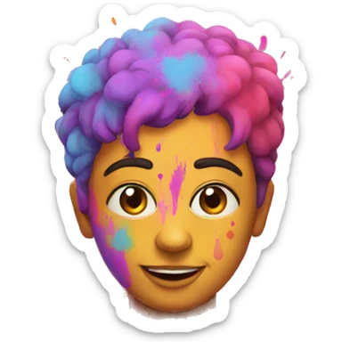 Holi  sticker