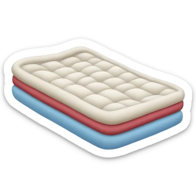 air mattress with blanket  sticker