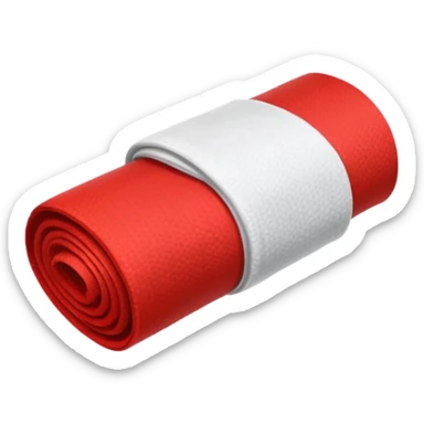 MMA hand wraps object icon, rolled boxing wraps, fabric texture, 3D cartoon, mobile game icon style, centered, clean background, no text, no watermark
 sticker