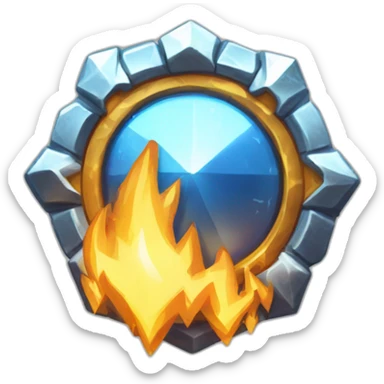 Pixel Badge Coin Diamond Flame Shiny Glow Reward Legendary Unique Epic sticker