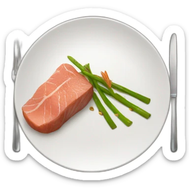 Assiette de Filet de perche sticker