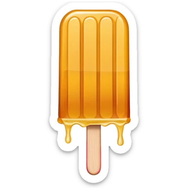 maple taffy on a popsicle stick sticker