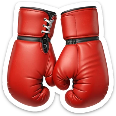 boxing gloves sticker