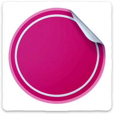 Pink sticker