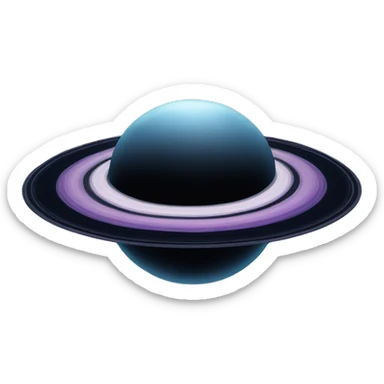 The planet Saturn sticker