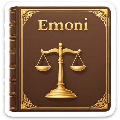 Law textbook sticker