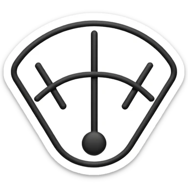 wifi single black line signal sticker