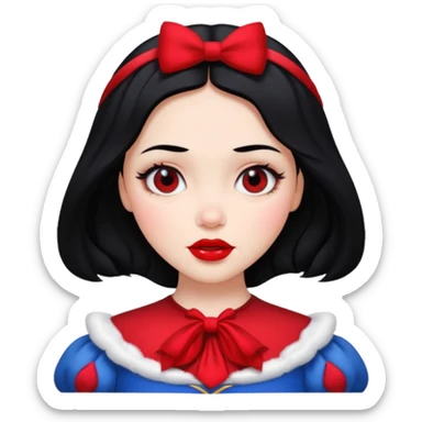 SNOW WHITE sticker