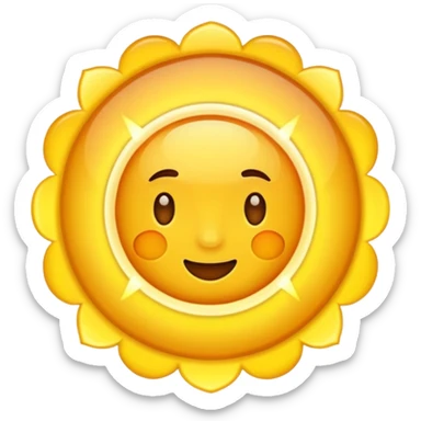 rayo amarillo sticker