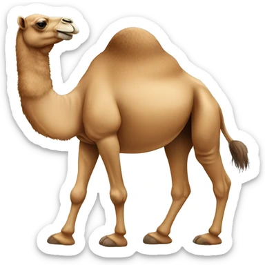 Camel with hoof sticker
