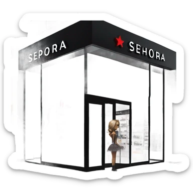 Front of sephora sticker