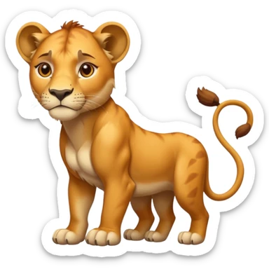 lioness sticker