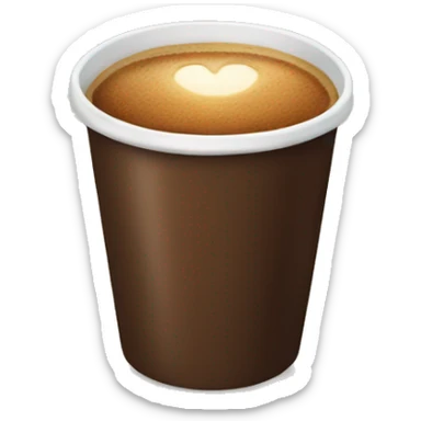 Coffee sticker