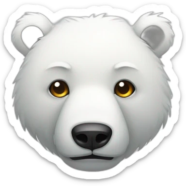 Gamer polarbear sticker