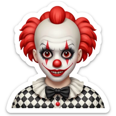 Clown horreur sticker