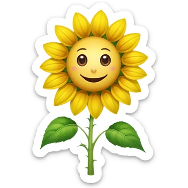 Sunflower plants vs zombies sticker