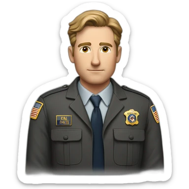 FBI agent Carl Hanratty sticker