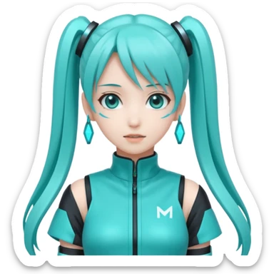 Hatsune miku sticker
