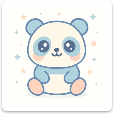 sparkle emoji, kawaii style, cute, pastel colors, no text sticker