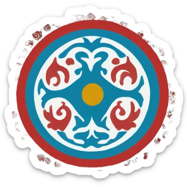 Turkic Khaganate Flag sticker