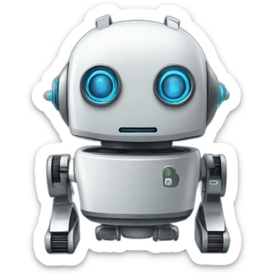 robot aspirateur qui aspire un estomac sticker