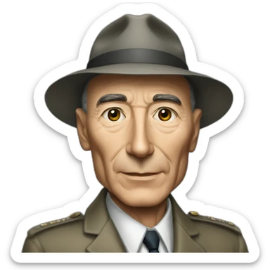 j robert oppenheimer sticker