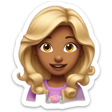 young-girl-in-disney-world sticker
