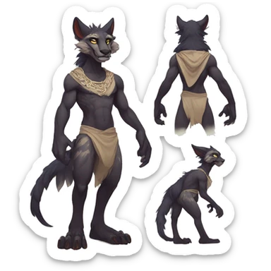 anthro modern vernid full body by LiLaiRa sticker