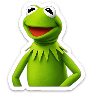 Kermit sticker