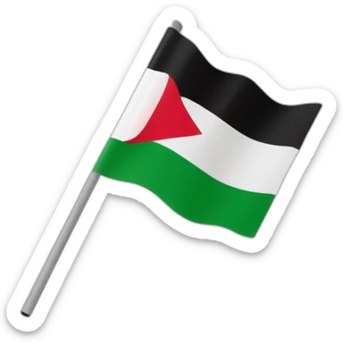 drapeau algérien et Palestine sticker
