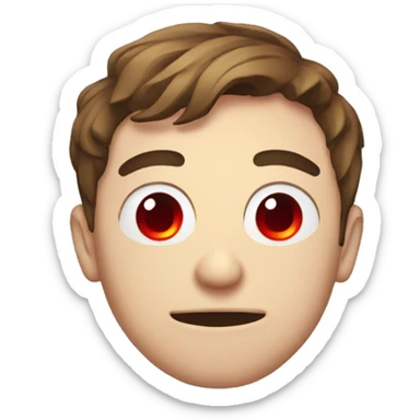 mrbeast with red eyes  sticker