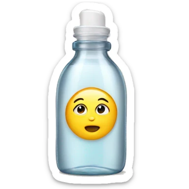 Baby Oil Bottle sticker